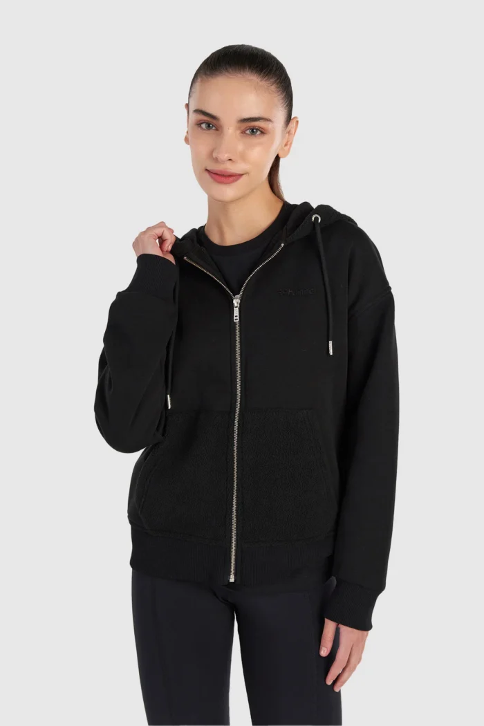 Ženska jopa s kapuco HMLANE ZIP HOODIE - Image 1